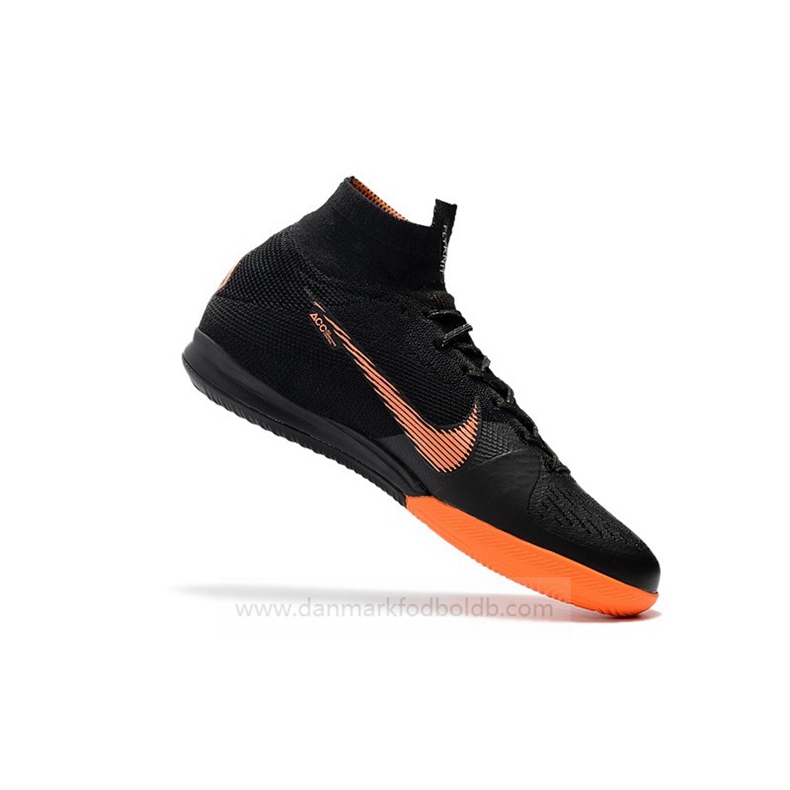 Nike Mercurial Superflyx VI Elite IC Børn – Sort Orange